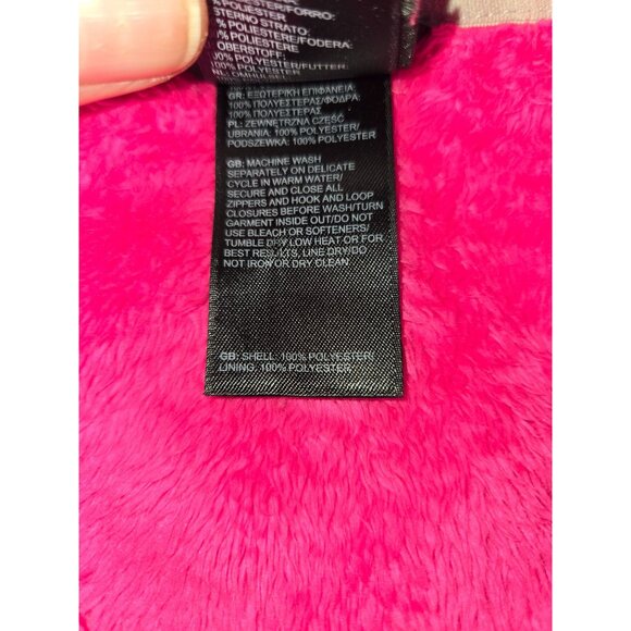 The North Face Womens Pink Fuzzy Full-Zip Jacket Medium - Picture 7 of 10